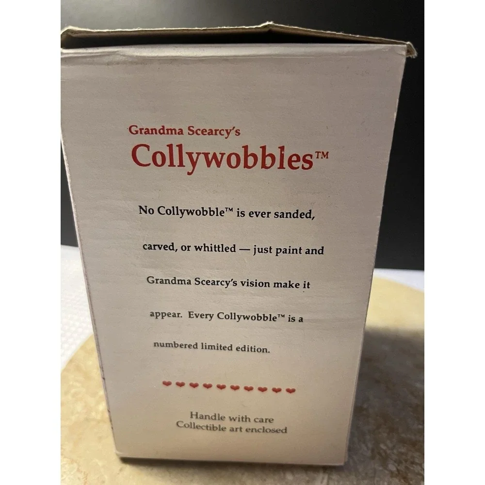 Grandma Scearcy's Santa Collywobbles Roly Poly Artwork Numbered And Signed
